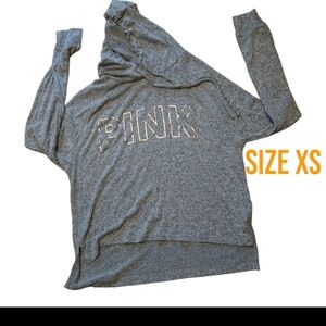 PINK Victoria's Secret Gray Hoodie Top